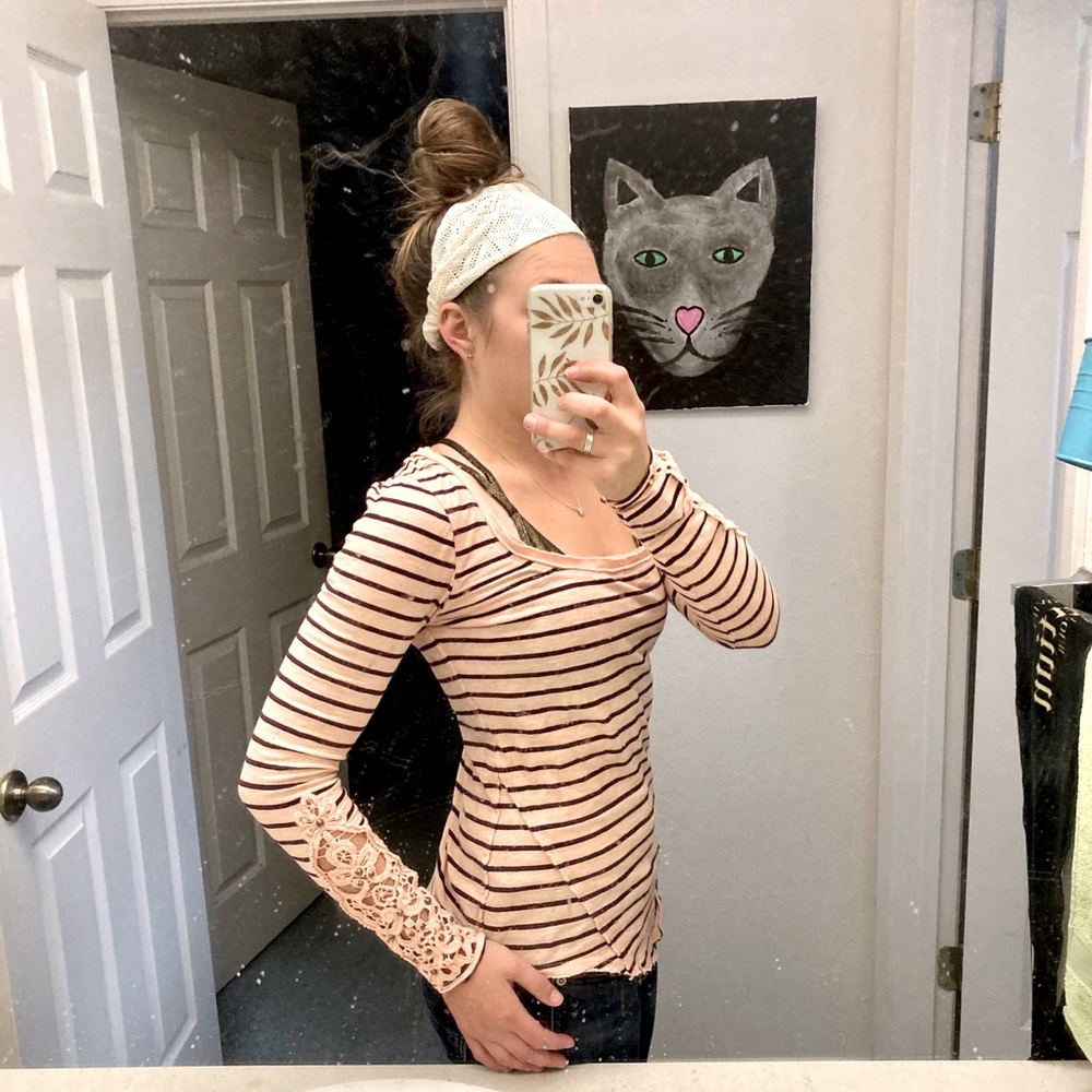 Free People Long Sleeved Blouse